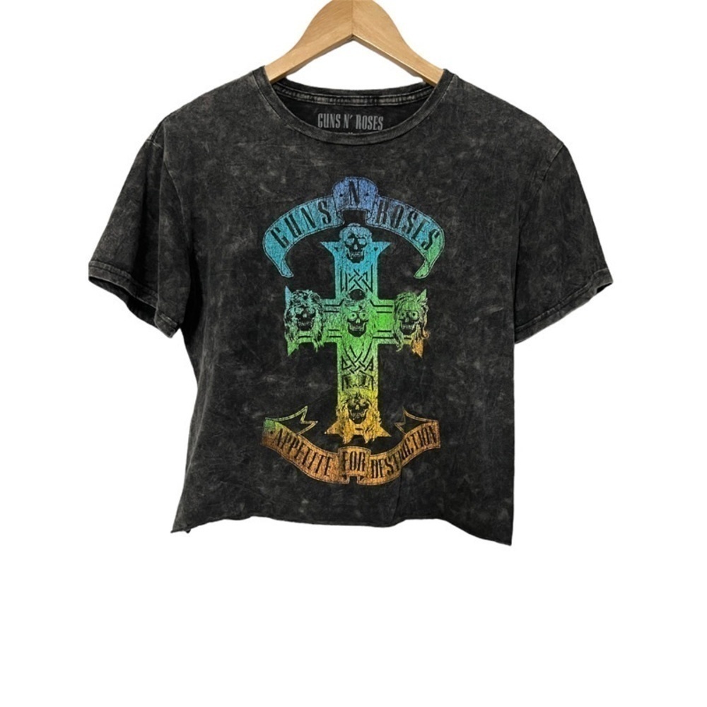 Guns N Roses Crop Top Size Medium